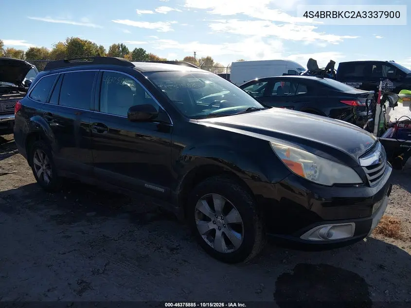 SUBARU OUTBACK 2010, VIN 4S4BRBKC2A3337900