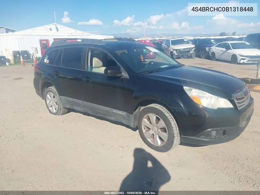 SUBARU OUTBACK 2011, VIN 4S4BRCHC0B1318448