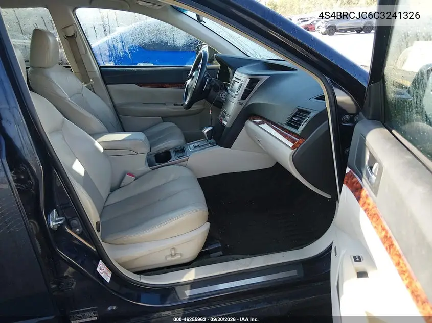 2012 SUBARU OUTBACK VIN 4S4BRCJC6C3241326 — фото 5