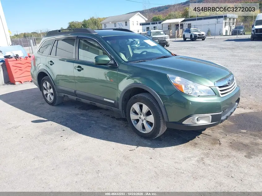 SUBARU OUTBACK 2012, VIN 4S4BRBCC6C3272003