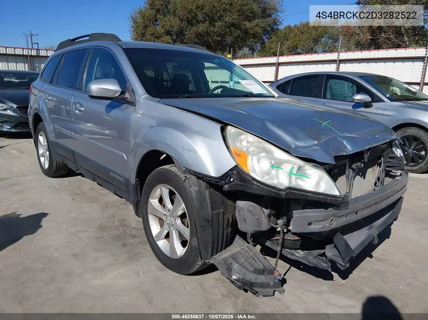SUBARU OUTBACK 2013, VIN 4S4BRCKC2D3282522
