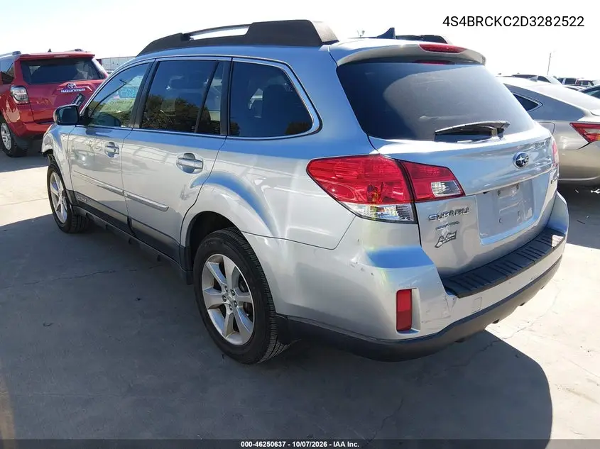 2013 SUBARU OUTBACK VIN 4S4BRCKC2D3282522 — фото 3
