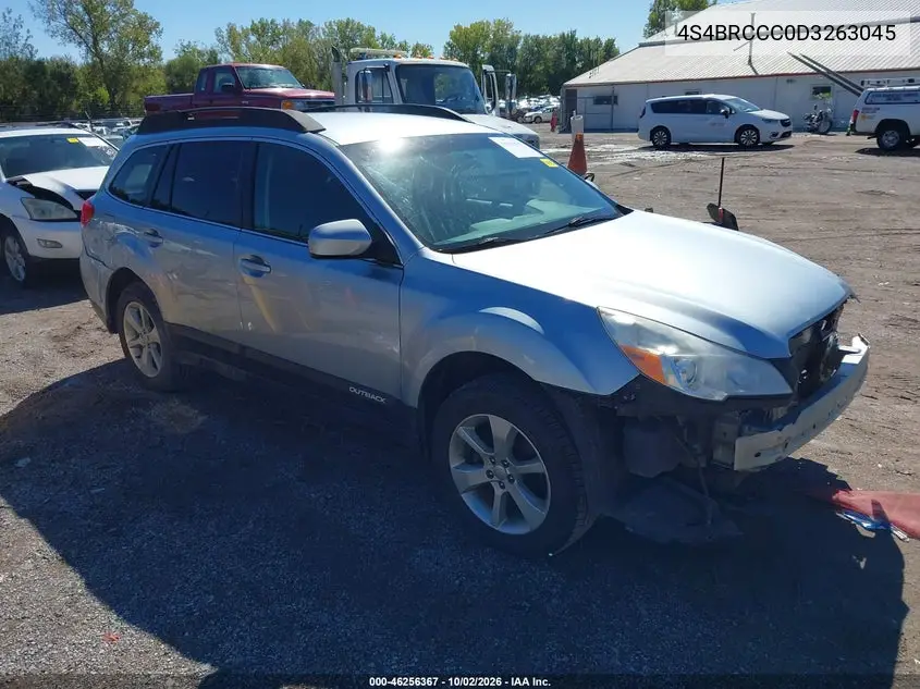 SUBARU OUTBACK 2013, VIN 4S4BRCCC0D3263045