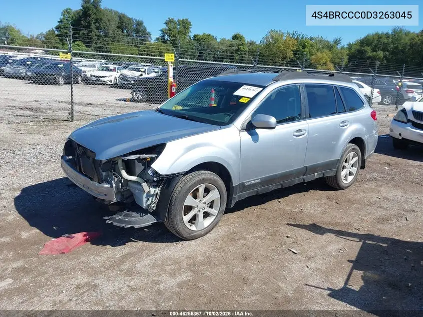 2013 SUBARU OUTBACK VIN 4S4BRCCC0D3263045 — фото 2