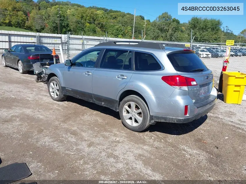 2013 SUBARU OUTBACK VIN 4S4BRCCC0D3263045 — фото 3