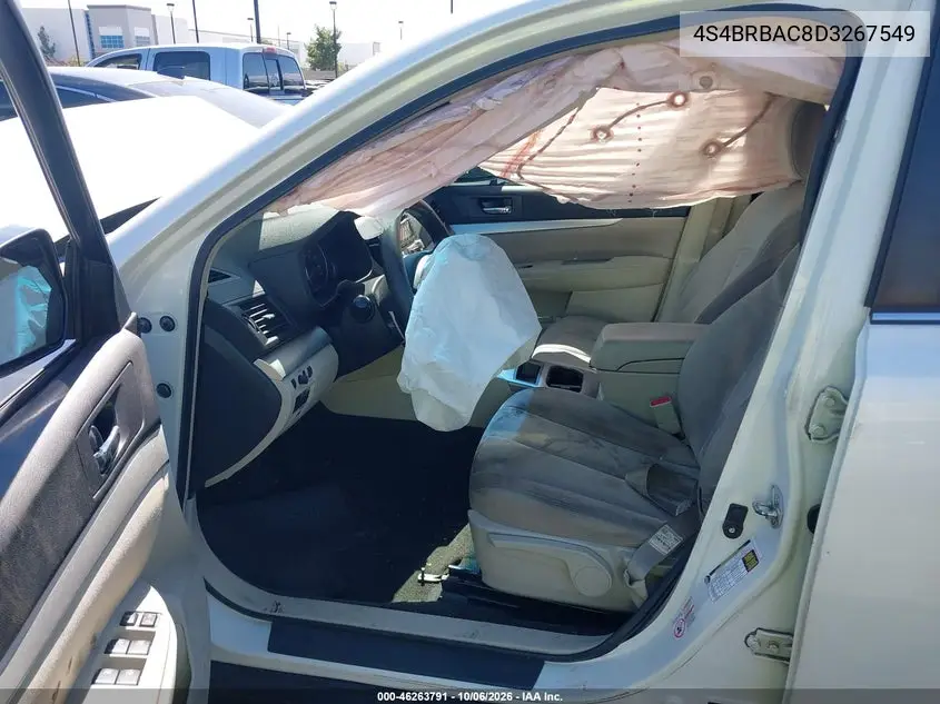 2013 SUBARU OUTBACK VIN 4S4BRBAC8D3267549 — фото 5