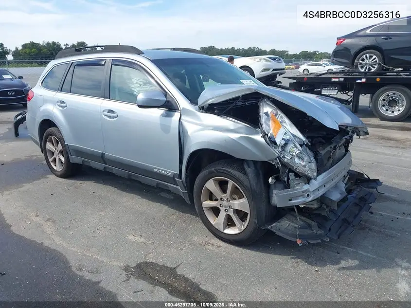 SUBARU OUTBACK 2013, VIN 4S4BRBCC0D3256316