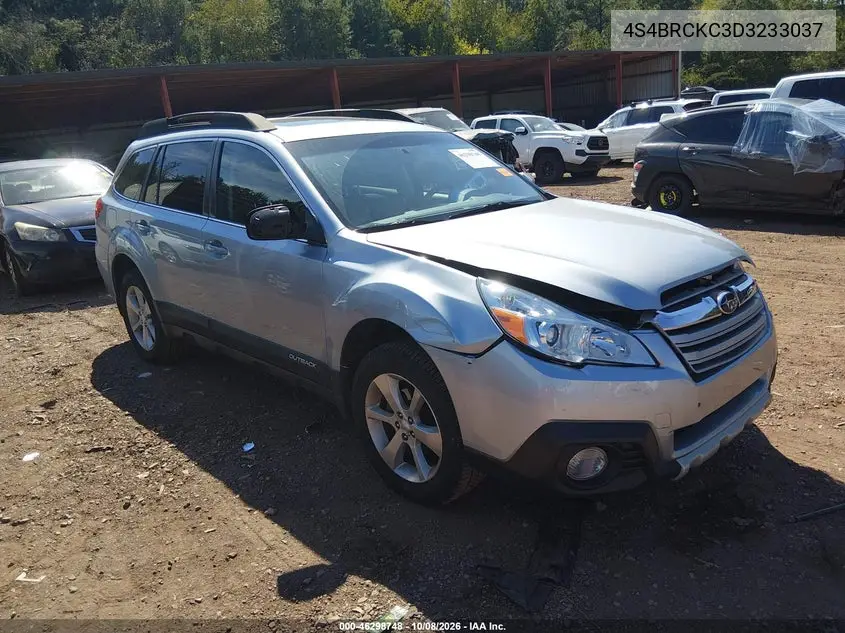 SUBARU OUTBACK 2013, VIN 4S4BRCKC3D3233037
