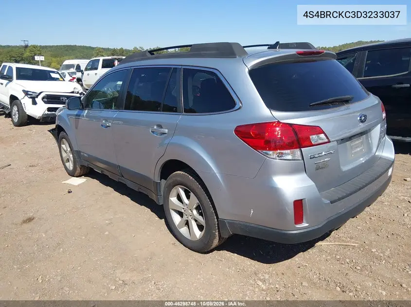 2013 SUBARU OUTBACK VIN 4S4BRCKC3D3233037 — фото 3