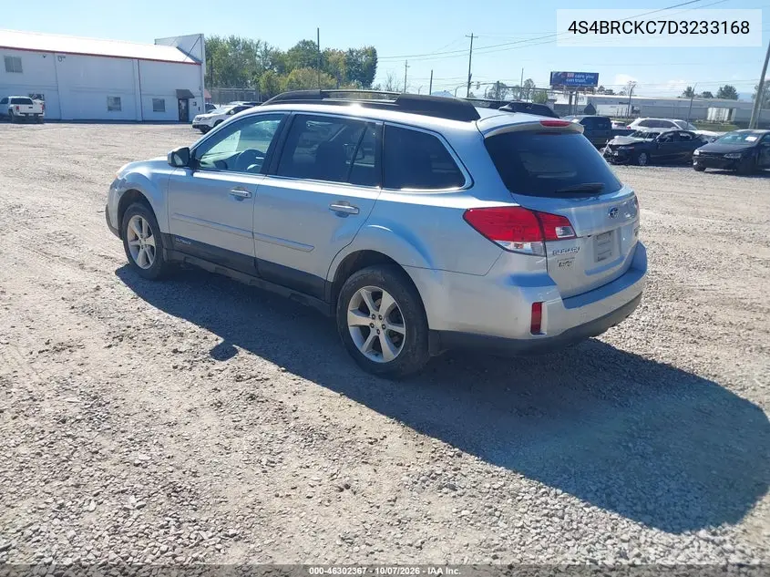 2013 SUBARU OUTBACK VIN 4S4BRCKC7D3233168 — фото 3