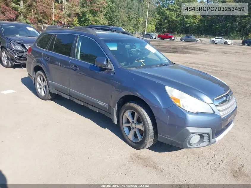 SUBARU OUTBACK 2013, VIN 4S4BRCPC7D3253459
