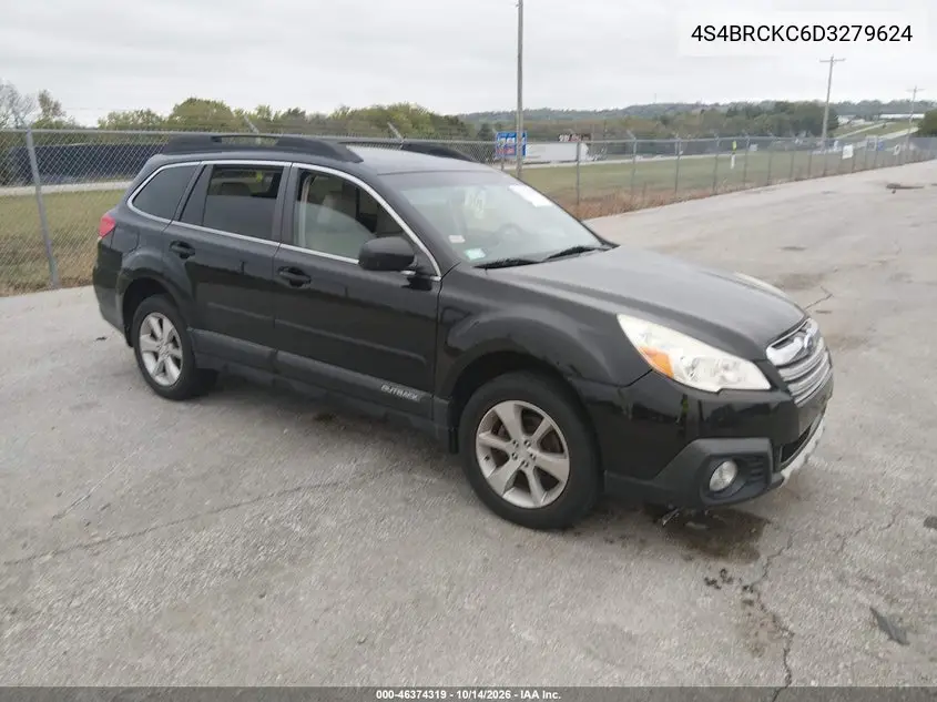 SUBARU OUTBACK 2013, VIN 4S4BRCKC6D3279624