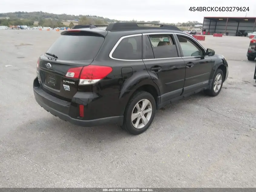 2013 SUBARU OUTBACK VIN 4S4BRCKC6D3279624 — фото 4