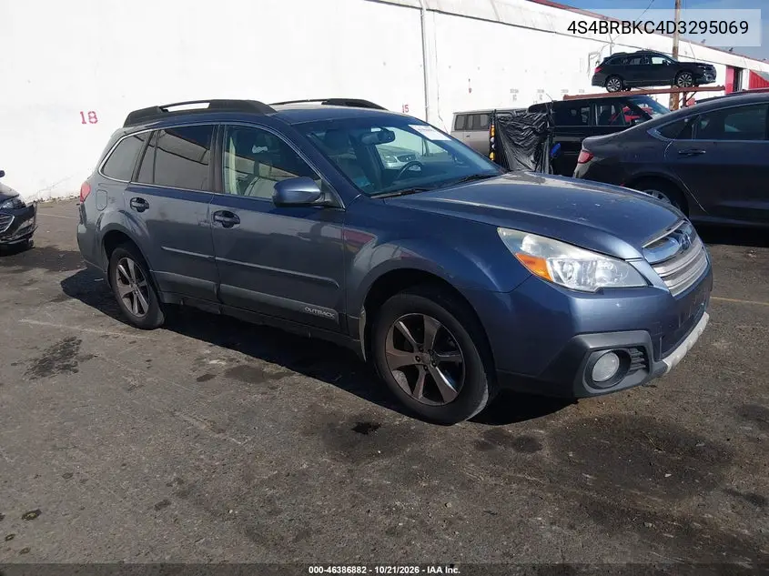 SUBARU OUTBACK 2013, VIN 4S4BRBKC4D3295069
