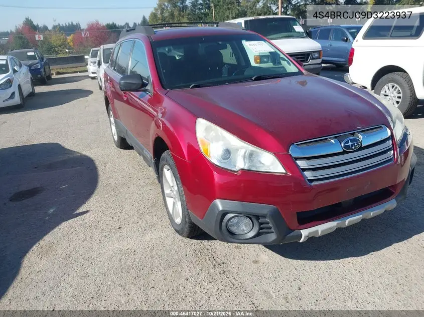 SUBARU OUTBACK 2013, VIN 4S4BRCJC9D3223937