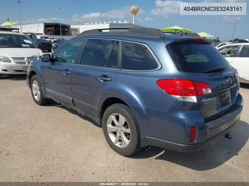 2014 SUBARU OUTBACK VIN 4S4BRCNC3E3243161 — фото 3