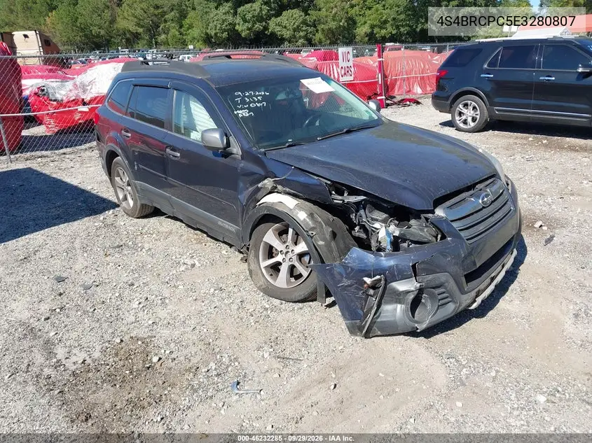 SUBARU OUTBACK 2014, VIN 4S4BRCPC5E3280807