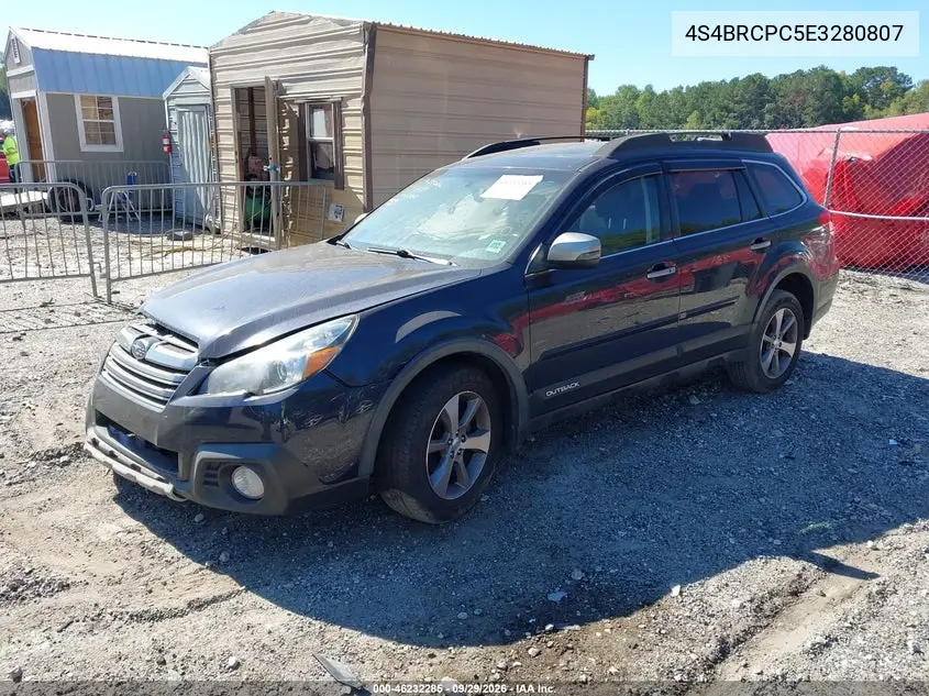2014 SUBARU OUTBACK VIN 4S4BRCPC5E3280807 — фото 2