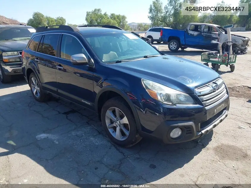 SUBARU OUTBACK 2014, VIN 4S4BRBPCXE3234447