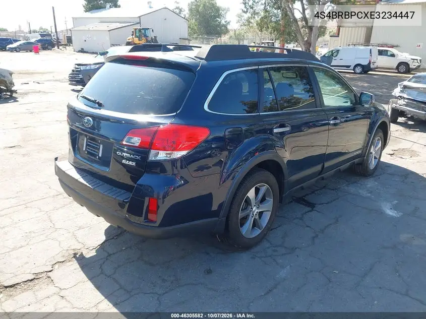 2014 SUBARU OUTBACK VIN 4S4BRBPCXE3234447 — фото 4