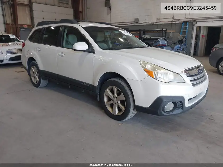 SUBARU OUTBACK 2014, VIN 4S4BRBCC9E3245459