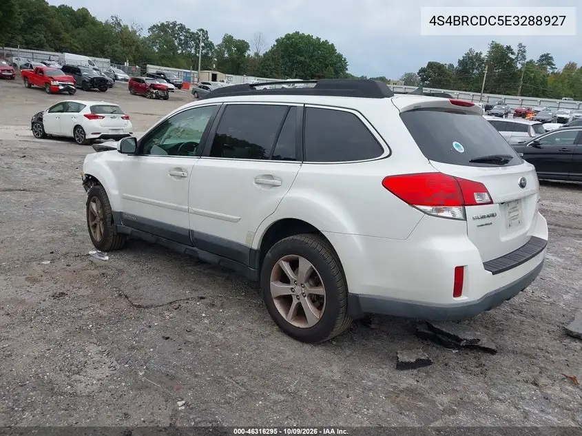 2014 SUBARU OUTBACK VIN 4S4BRCDC5E3288927 — фото 3