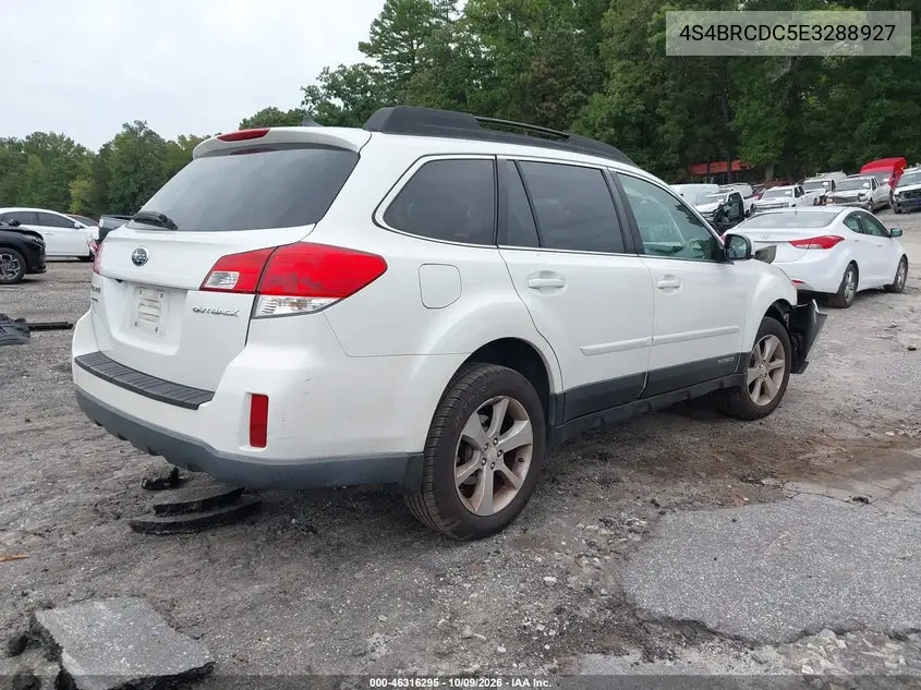 2014 SUBARU OUTBACK VIN 4S4BRCDC5E3288927 — фото 4