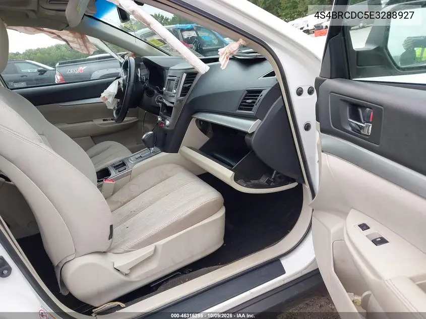 2014 SUBARU OUTBACK VIN 4S4BRCDC5E3288927 — фото 5