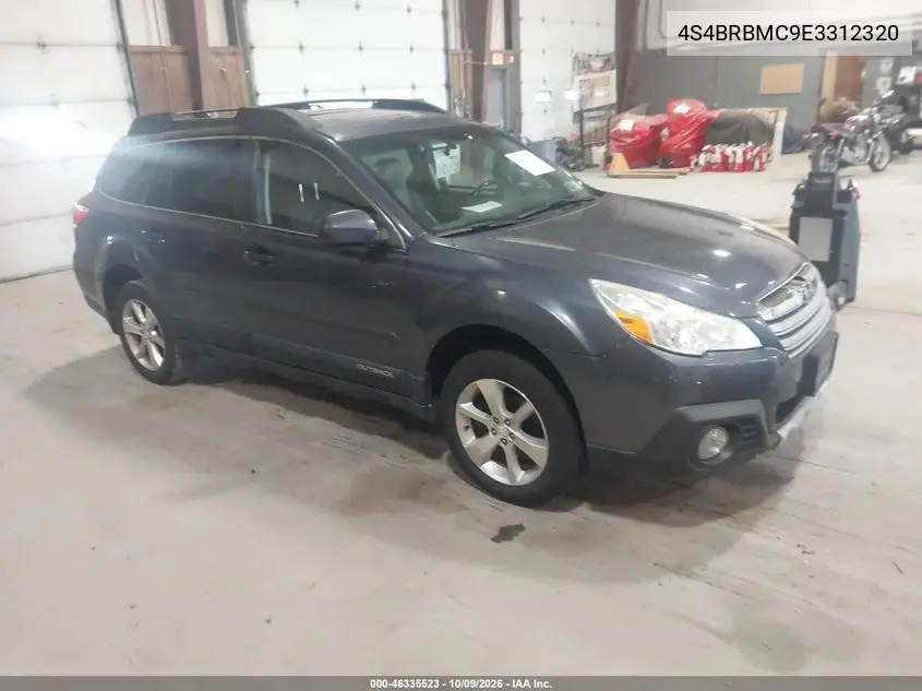 SUBARU OUTBACK 2014, VIN 4S4BRBMC9E3312320