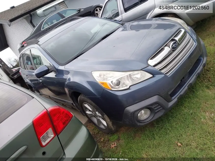 SUBARU OUTBACK 2014, VIN 4S4BRCCC1E1202560