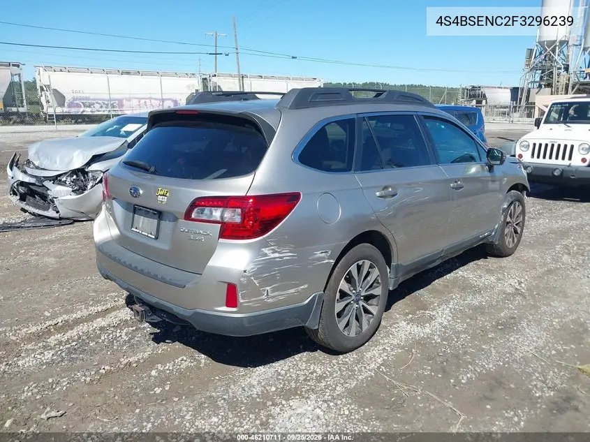 2015 SUBARU OUTBACK VIN 4S4BSENC2F3296239 — фото 4