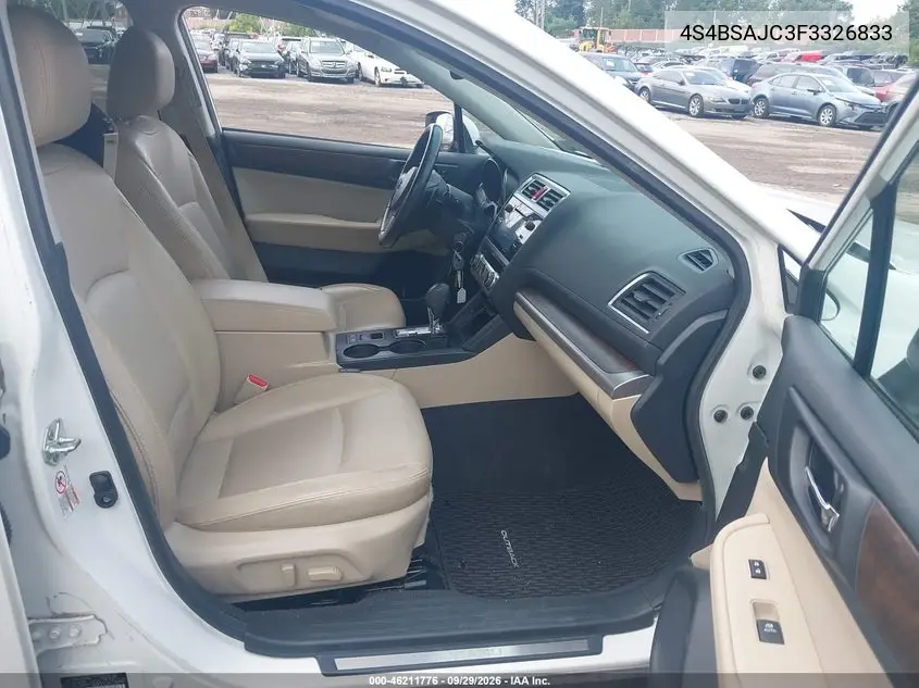 2015 SUBARU OUTBACK VIN 4S4BSAJC3F3326833 — фото 5