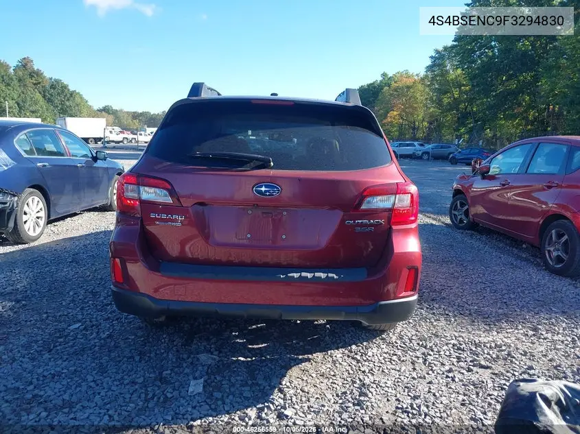 2015 SUBARU OUTBACK VIN 4S4BSENC9F3294830 — фото 16