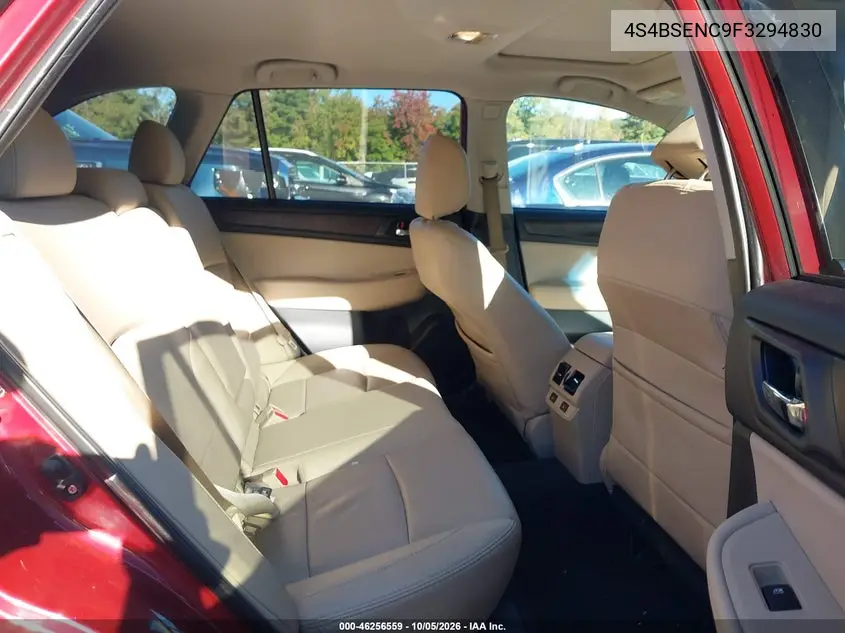 2015 SUBARU OUTBACK VIN 4S4BSENC9F3294830 — фото 8