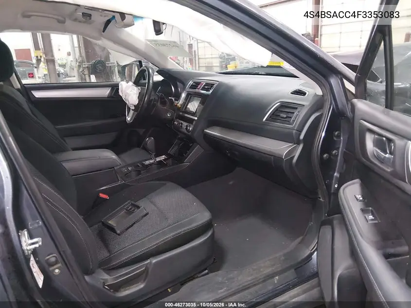2015 SUBARU OUTBACK VIN 4S4BSACC4F3353083 — фото 5