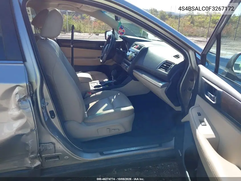 2015 SUBARU OUTBACK VIN 4S4BSALC0F3267172 — фото 5