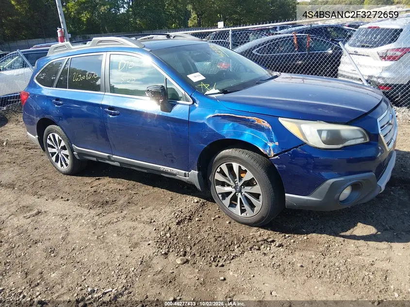 SUBARU OUTBACK 2015, VIN 4S4BSANC2F3272659