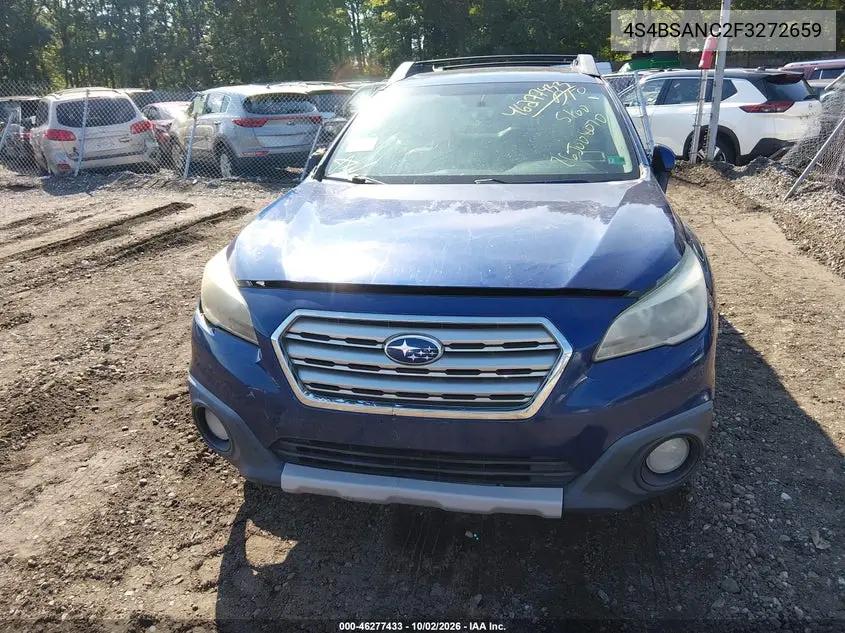 2015 SUBARU OUTBACK VIN 4S4BSANC2F3272659 — фото 11