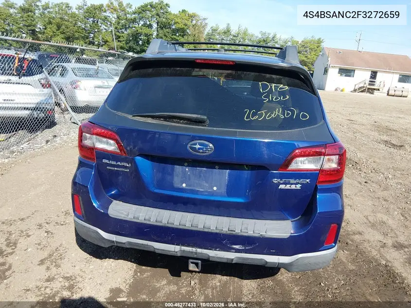 2015 SUBARU OUTBACK VIN 4S4BSANC2F3272659 — фото 15