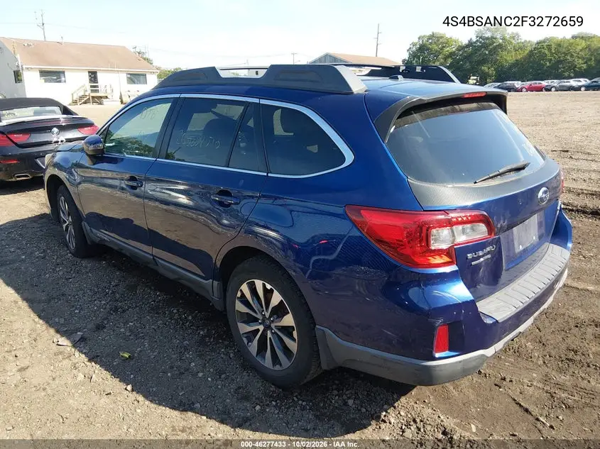 2015 SUBARU OUTBACK VIN 4S4BSANC2F3272659 — фото 3