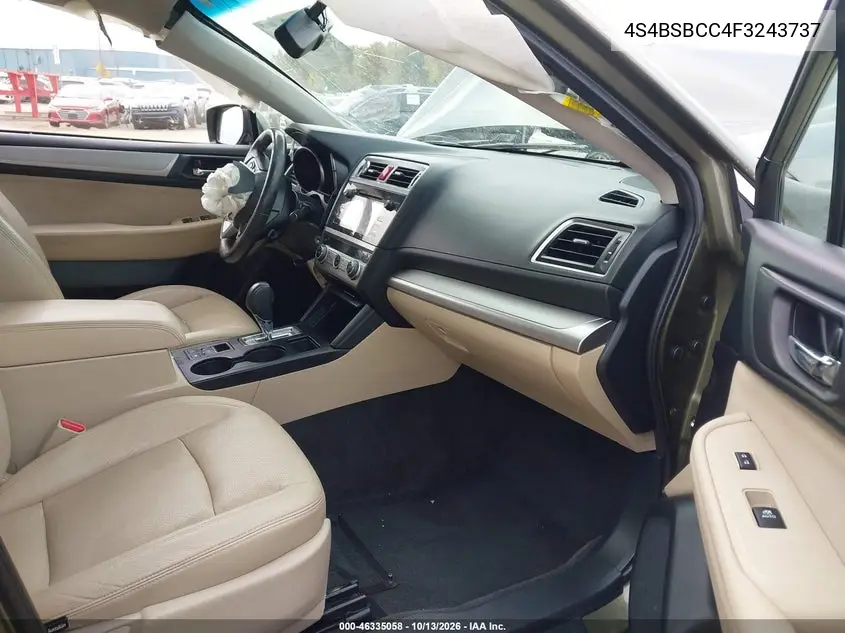 2015 SUBARU OUTBACK VIN 4S4BSBCC4F3243737 — фото 5