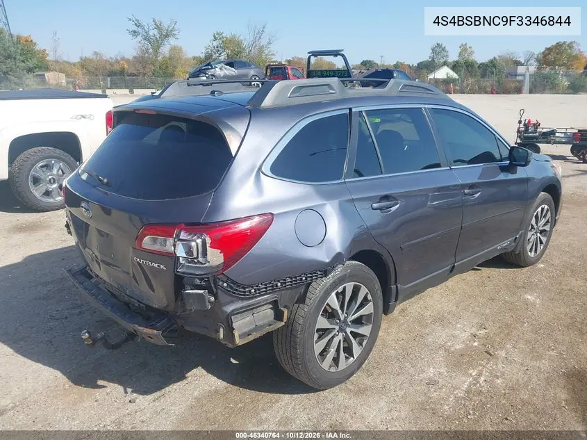 2015 SUBARU OUTBACK VIN 4S4BSBNC9F3346844 — фото 4