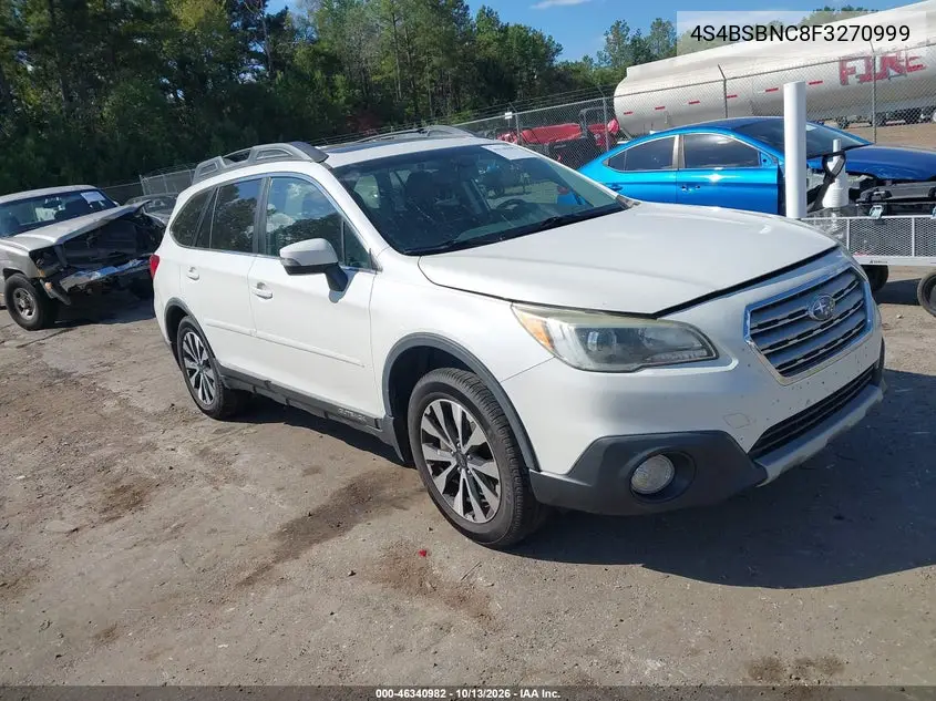SUBARU OUTBACK 2015, VIN 4S4BSBNC8F3270999