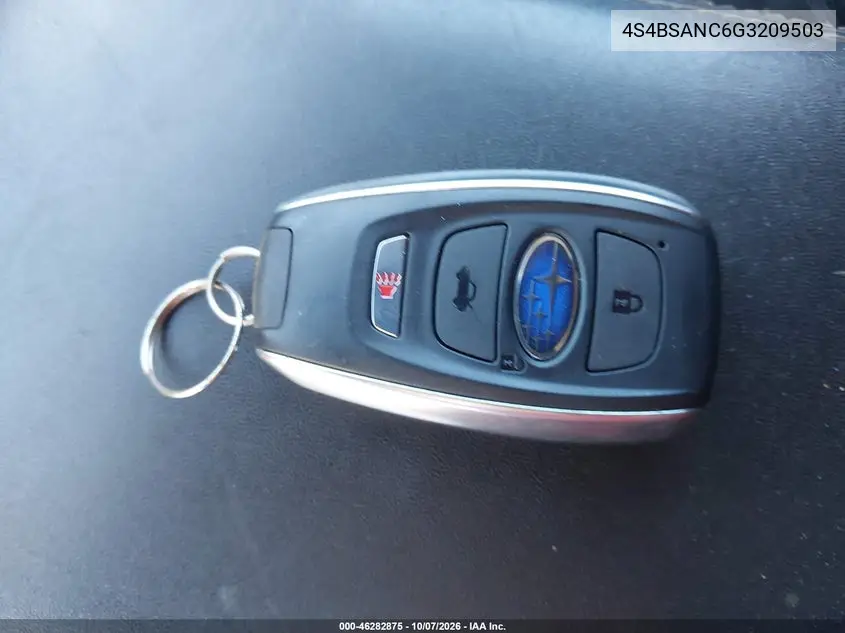 2016 SUBARU OUTBACK VIN 4S4BSANC6G3209503 — фото 11