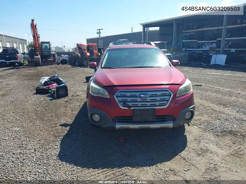 2016 SUBARU OUTBACK VIN 4S4BSANC6G3209503 — фото 12