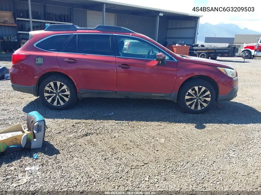 2016 SUBARU OUTBACK VIN 4S4BSANC6G3209503 — фото 13