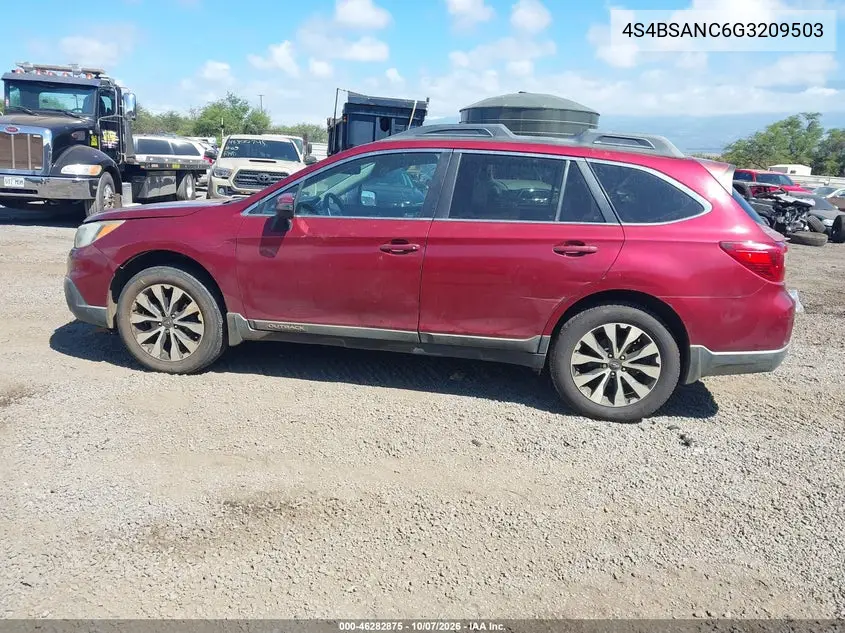 2016 SUBARU OUTBACK VIN 4S4BSANC6G3209503 — фото 14