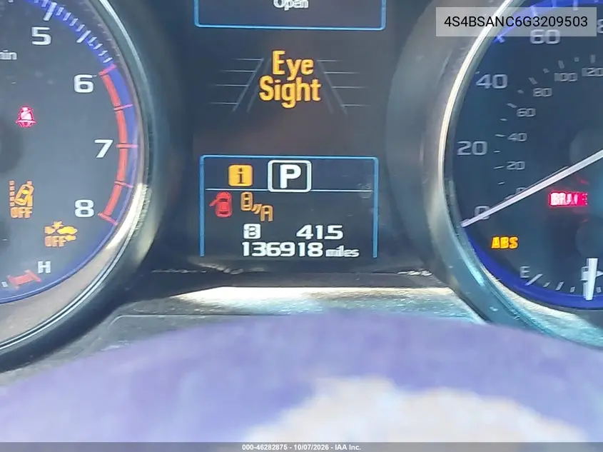 2016 SUBARU OUTBACK VIN 4S4BSANC6G3209503 — фото 15