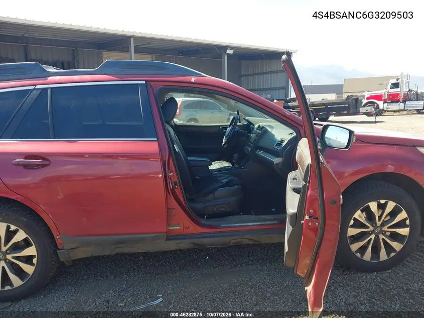 2016 SUBARU OUTBACK VIN 4S4BSANC6G3209503 — фото 5
