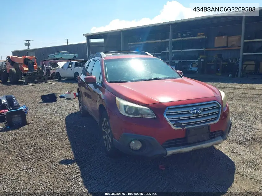 2016 SUBARU OUTBACK VIN 4S4BSANC6G3209503 — фото 6